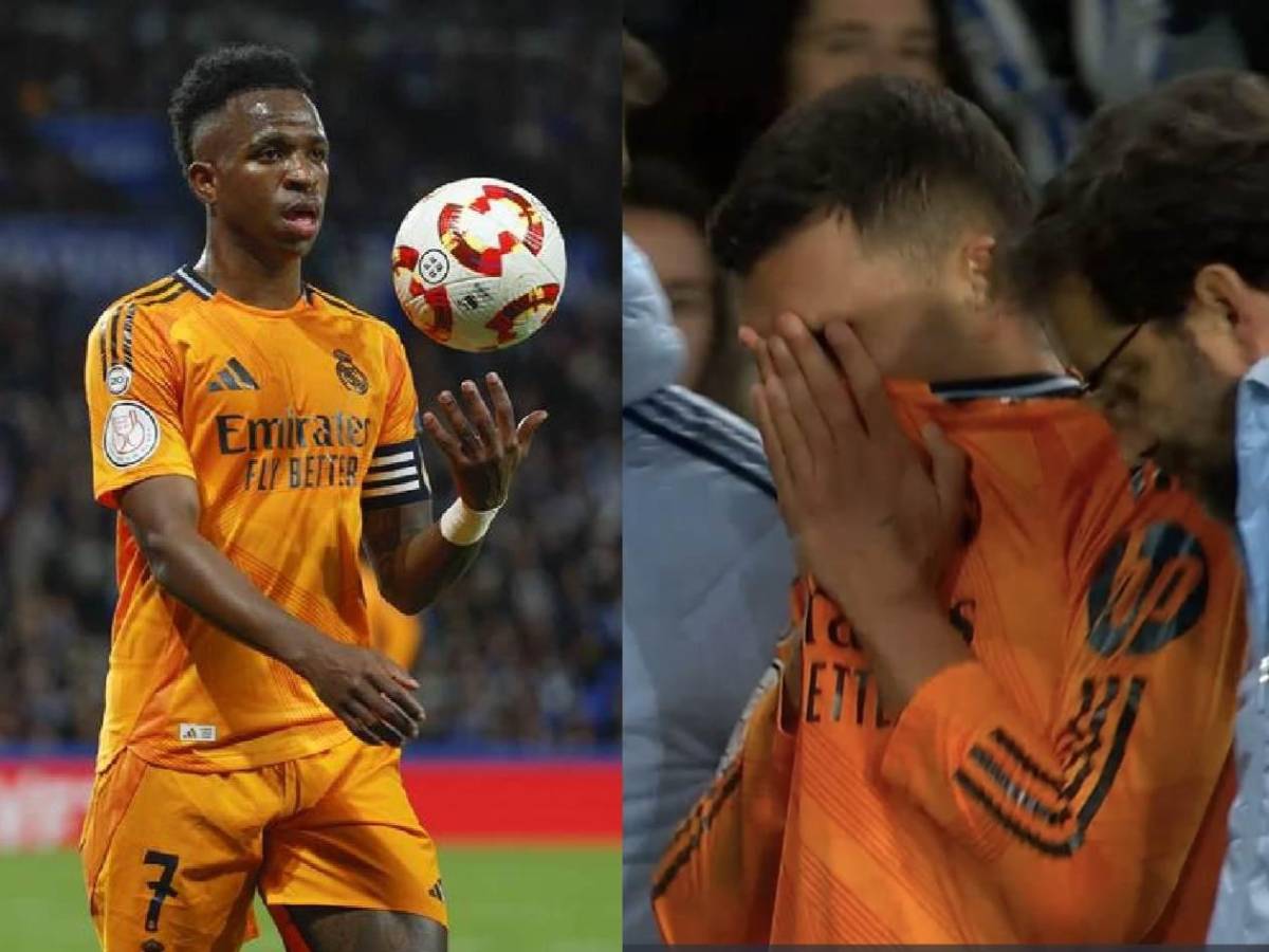 Insultos a Vinicius, susto del Real Madrid y jugador salió entre lágrimas