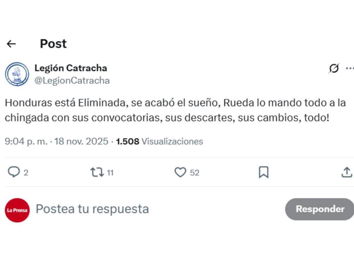 Honduras: Indignación y señalan culpables tras quedarse sin ir al Mundial 2026