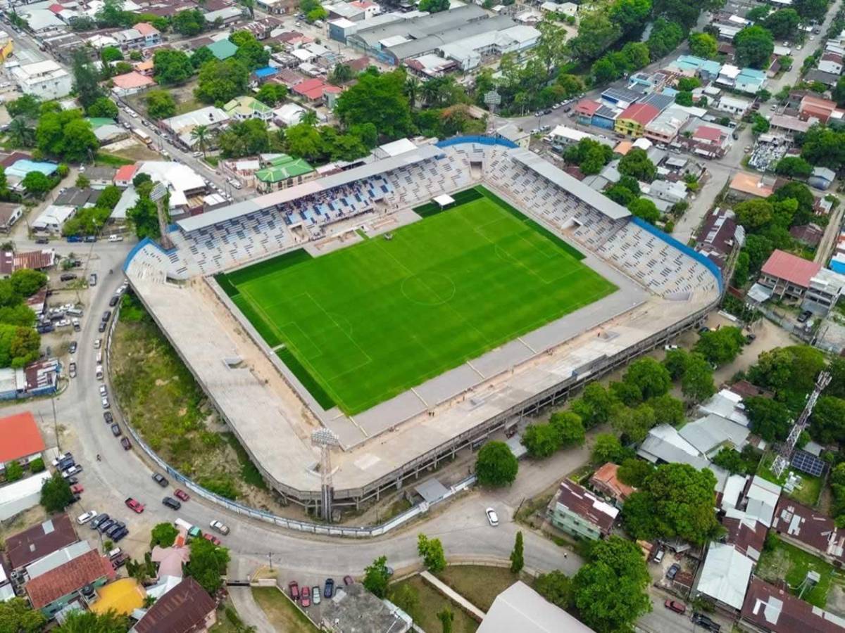 El único en Honduras: el detalle que tendrá el estadio Ceibeño y así luce la remodelación