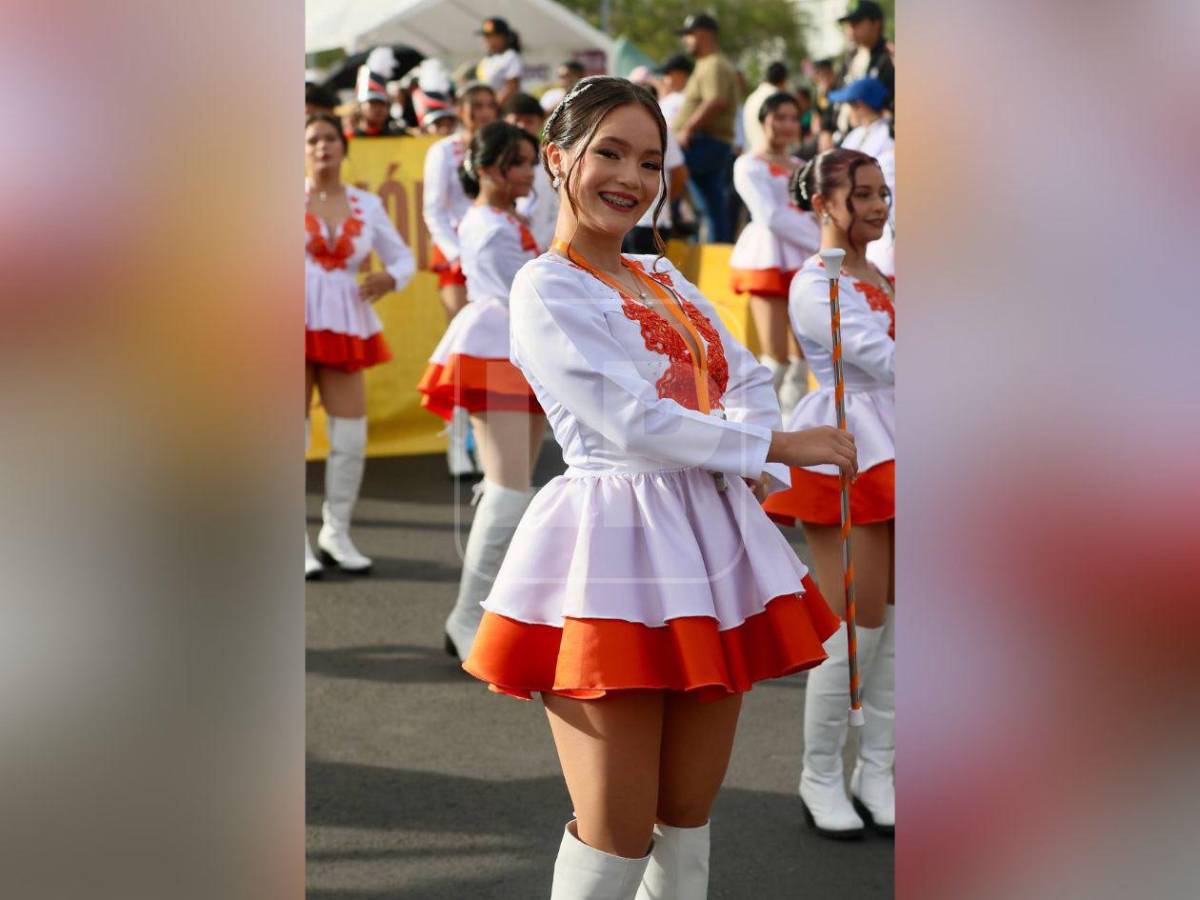 Bellas palillonas, protagonistas de los desfiles en Honduras