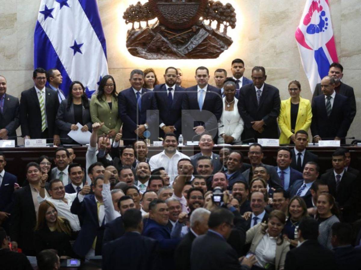 Tensión: Diputados se fueron a los empujones por destitución de Johel Zelaya