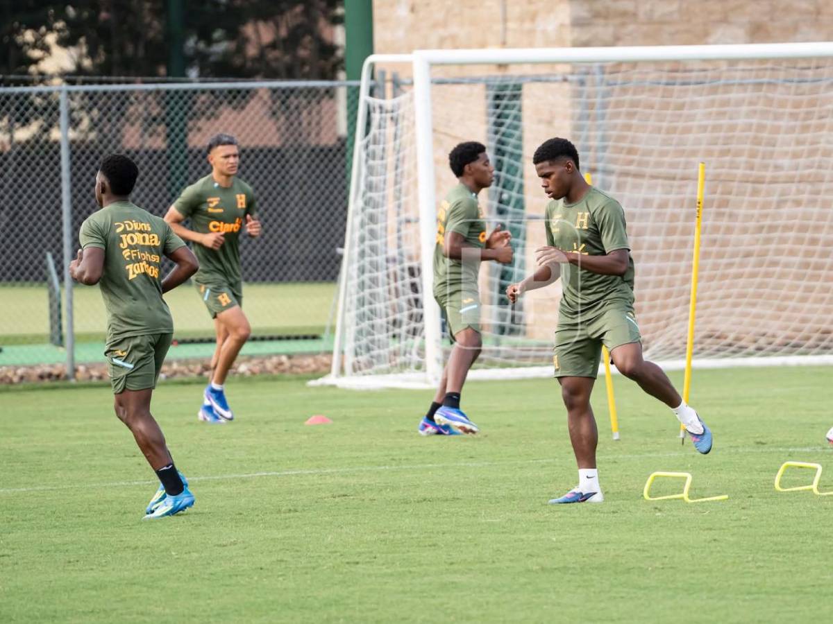 Honduras entrenó en Houston: imágenes de Keyrol, Dereck presente y las ausencias