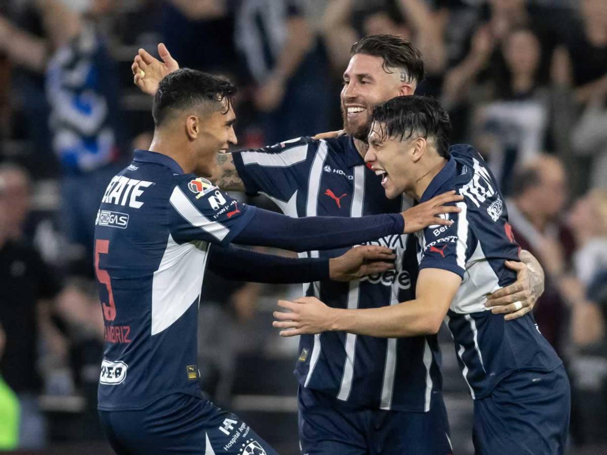 Sergio Ramos se luce: primer gol con Monterrey y su curioso festejo