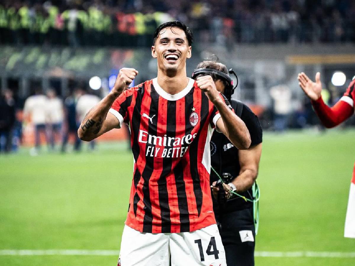 Tijjani Reijnders, jugador del AC Milan de Italia.