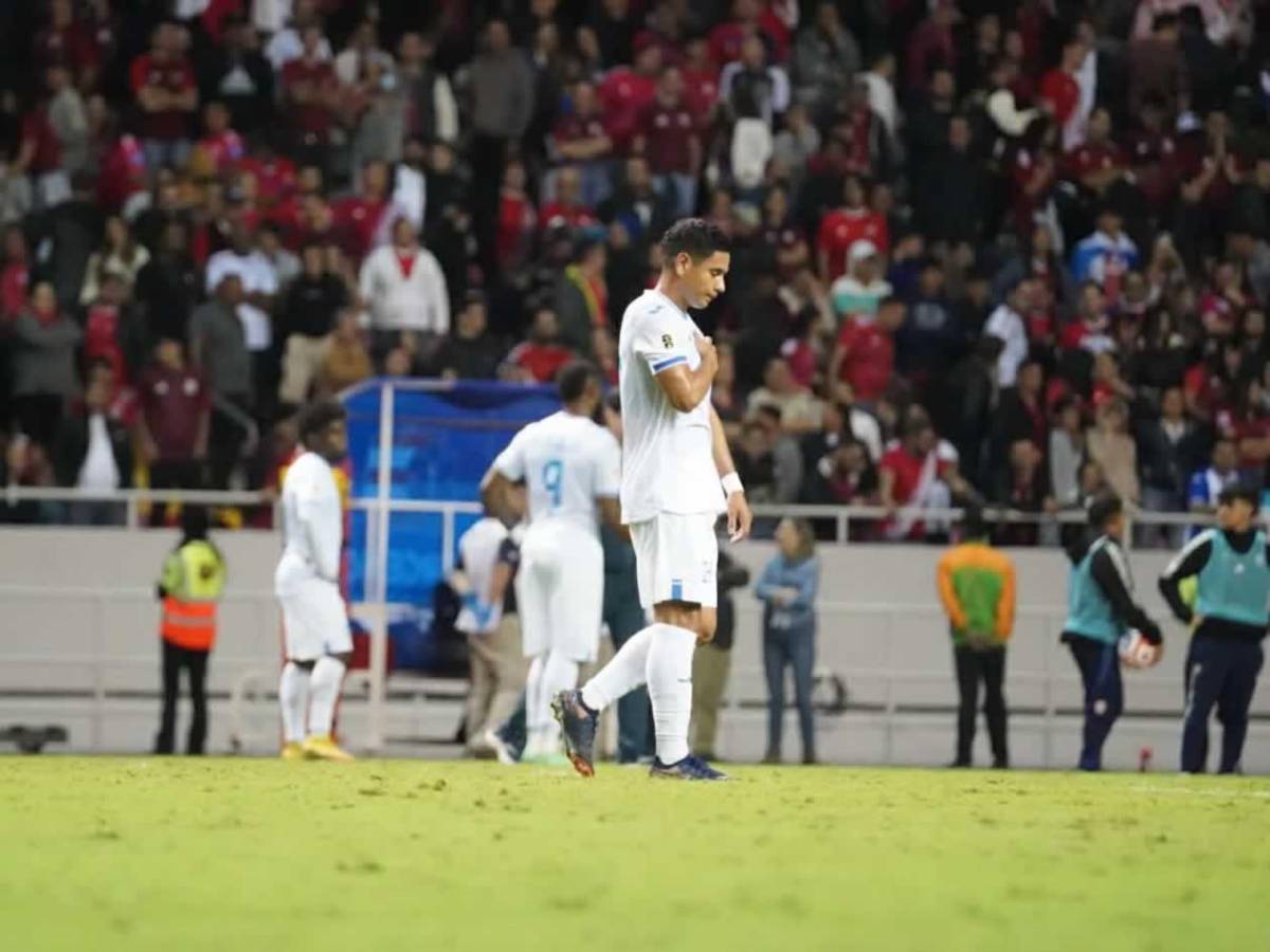 Honduras, afuera del Mundial: decepción, llanto de Rueda y bronca en Costa Rica