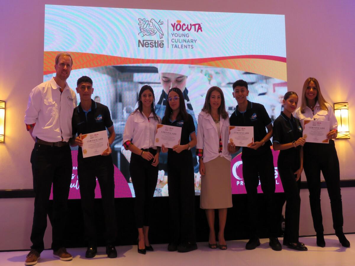 Nestlé certificó a 132 nuevos jóvenes hondureños a través del programa Jóvenes Talentos Culinarios