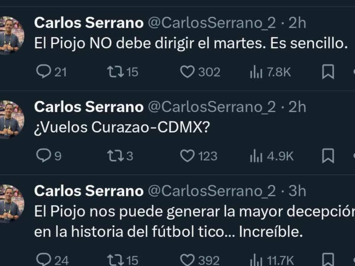 Indignación e increíble petición en Costa Rica antes del duelo ante Honduras