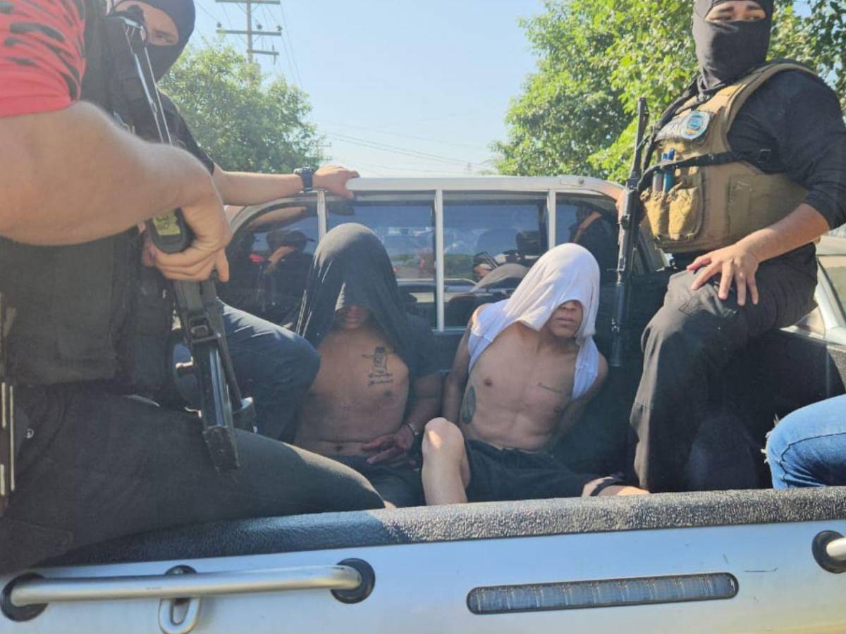 Capturan a seis presuntos pandilleros de la 18 en la colonia Miguel Ángel Pavón