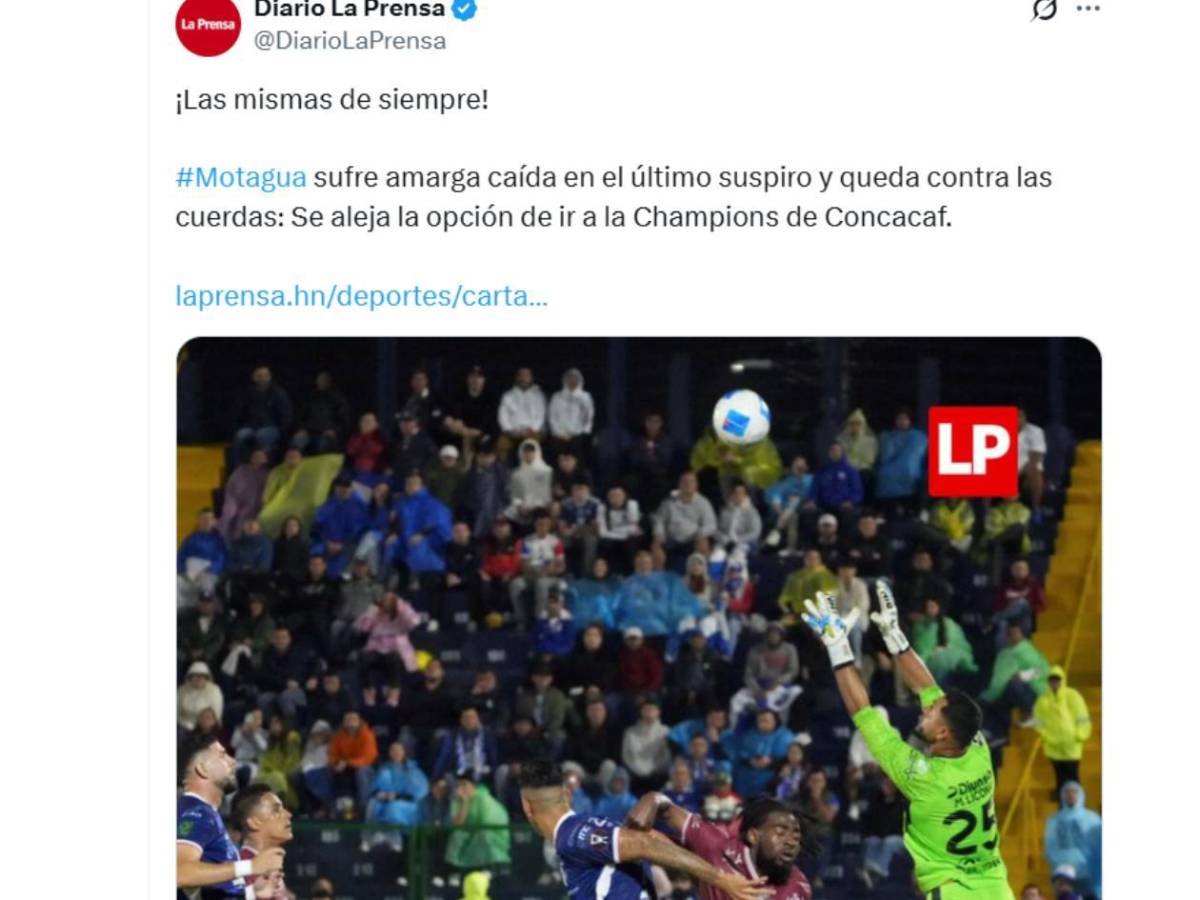 ¿Robo? Enfado e indignación por culpa del Motagua; señalan a dos culpables