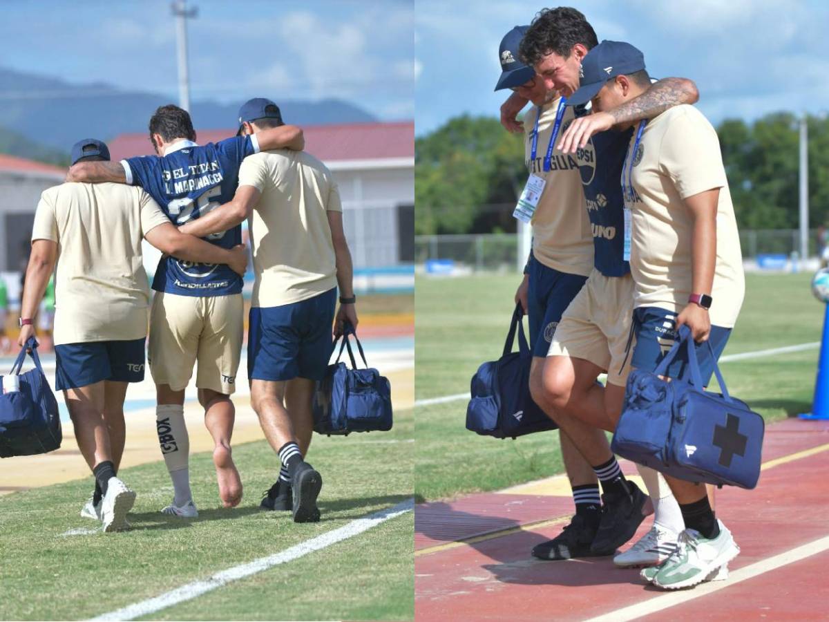 Jugadores de Motagua descalzos, exBarcelona presente y fichaje se lesionó en el debut