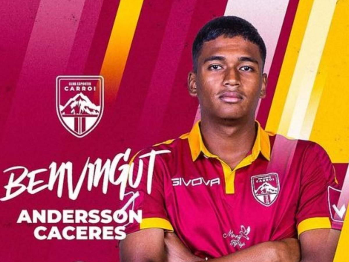 Andersson, el hondureño que se fue a jugar a Europa gracias a hermano de Dybala