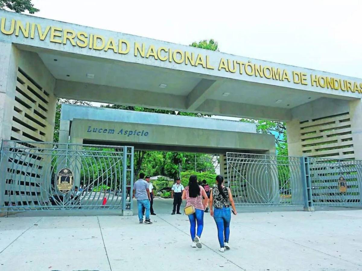 Así fue la captura de presunto ladrón en la Unah de Tegucigalpa