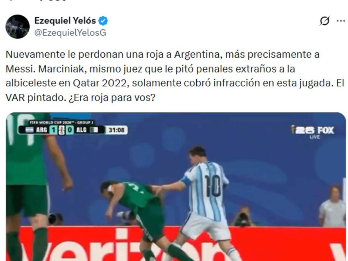 Indignación tras descubrir ayuda a Messi: Es una vergüenza, siempre lo protegen