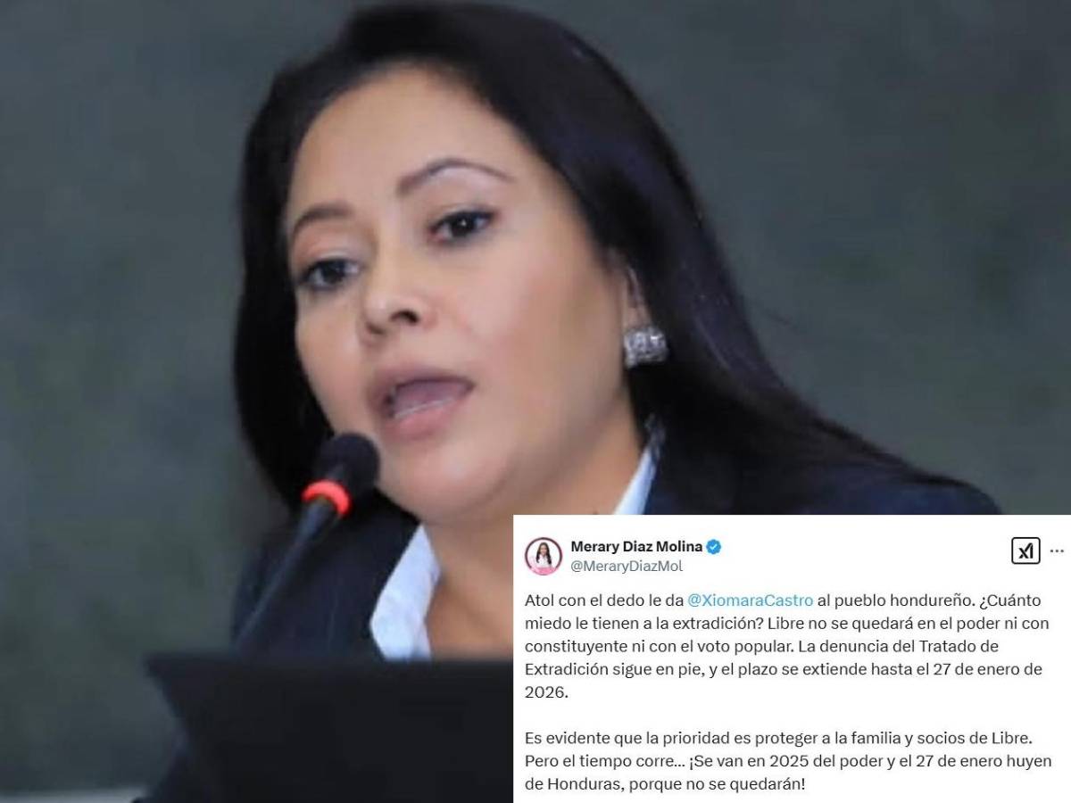 Oposición reacciona al anuncio de Xiomara Castro sobre la extradición