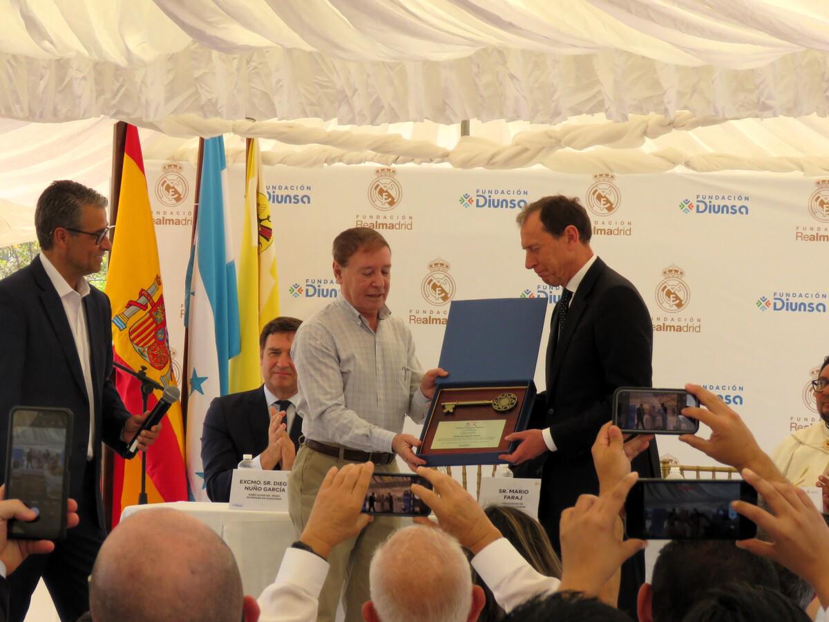 Fundación Real Madrid y Fundación Diunsa inauguran la escuela sociodeportiva en Comayagua