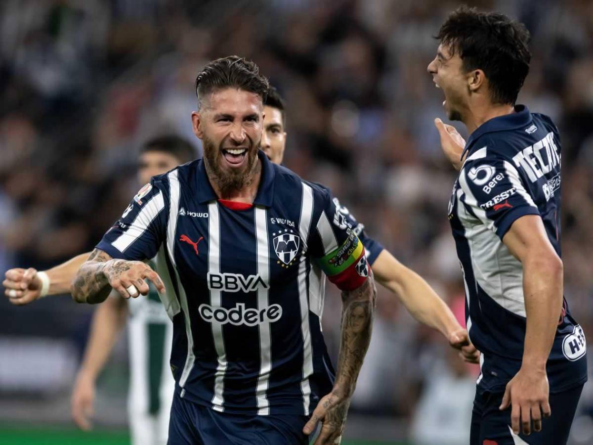 Sergio Ramos se luce: primer gol con Monterrey y su curioso festejo