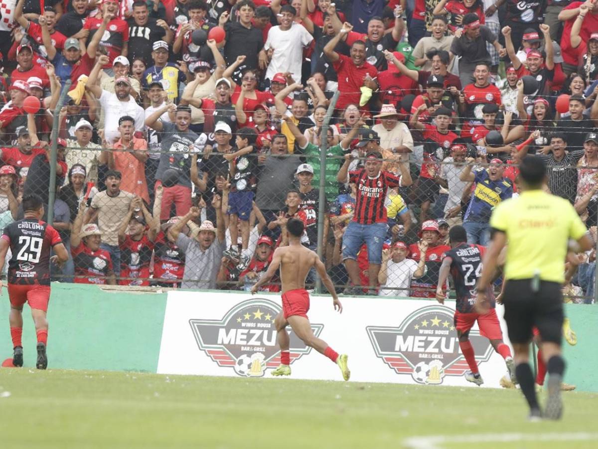 Choloma celebra ascenso a Liga Nacional, Independiente llora y agresión a recogepelotas