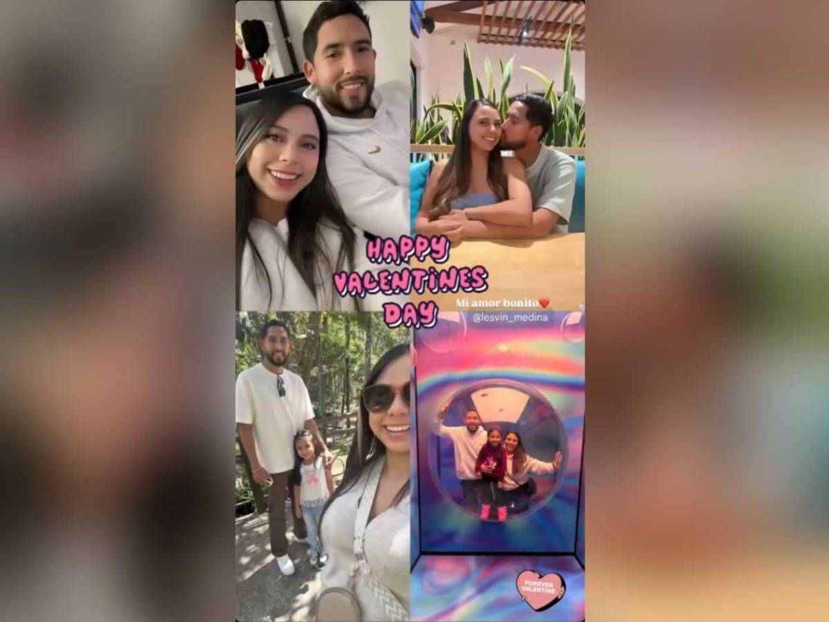 Futbolistas de la Liga Nacional festejan el Día de San Valentín en pareja