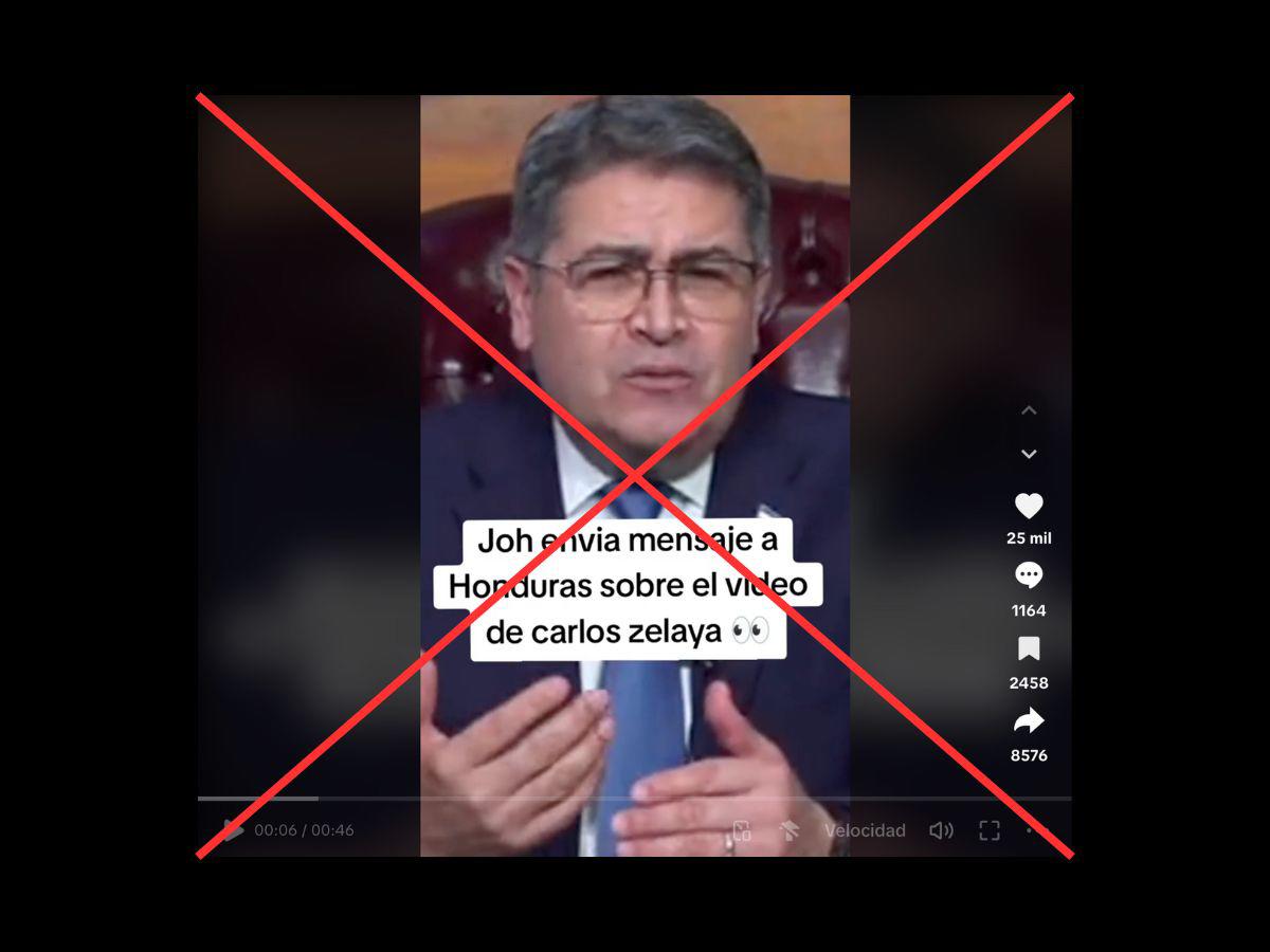 Captura de pantalla a una publicación en TikTok, realizada el 10 de septiembre de 2024.