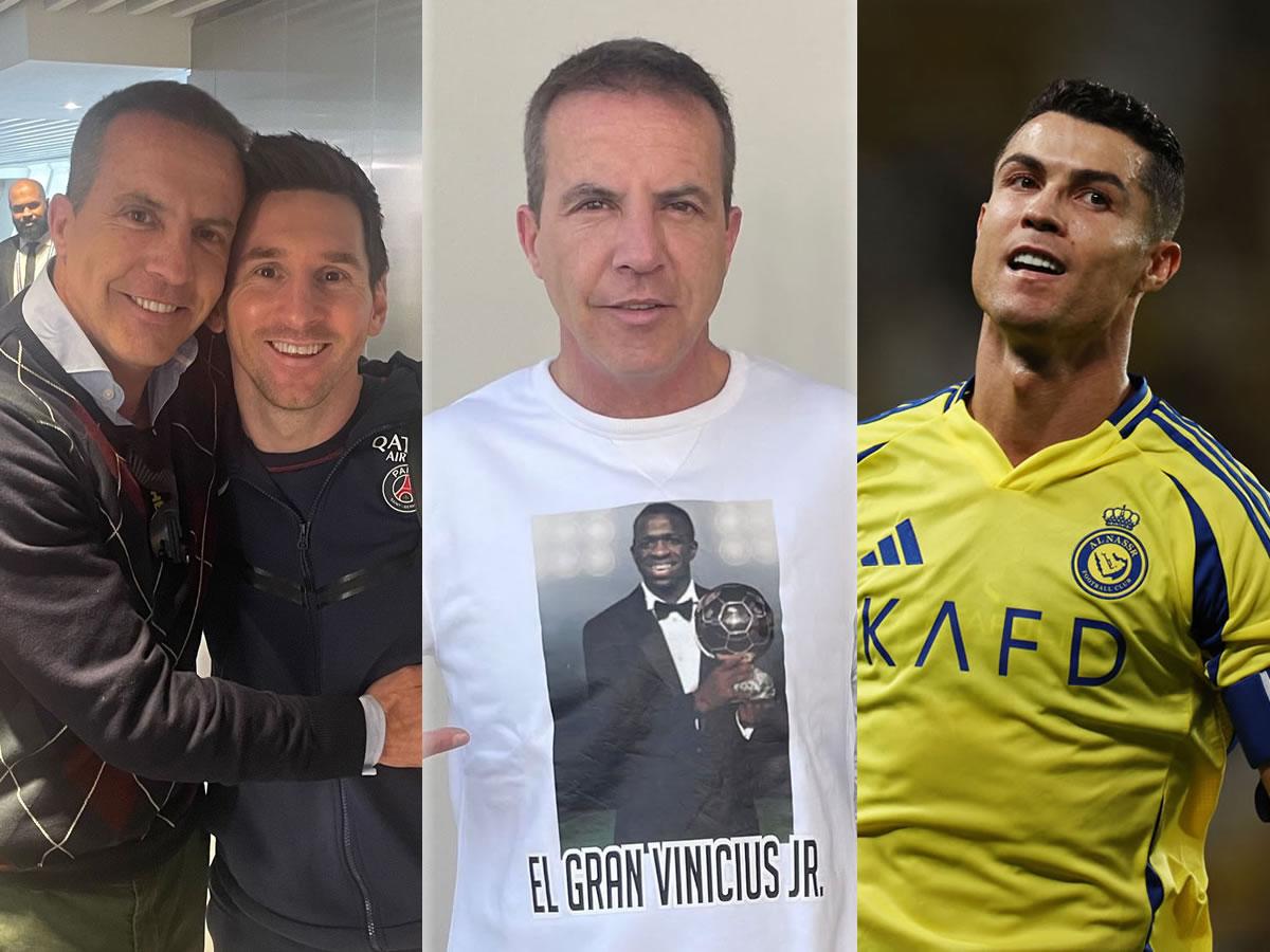 Cristóbal Soria se ríe de Real Madrid, su relación con Vinicius y Cristiano: ¿Visitará Honduras?