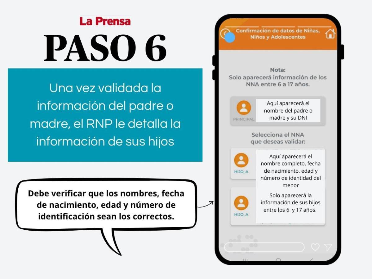Su hijo tendrá DNI: Así puede validar sus datos antes del enrolamiento biométrico