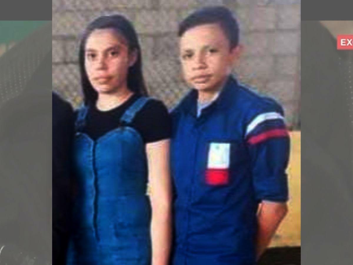 Uma foto del álbum familiar de los hermanos Orellana.