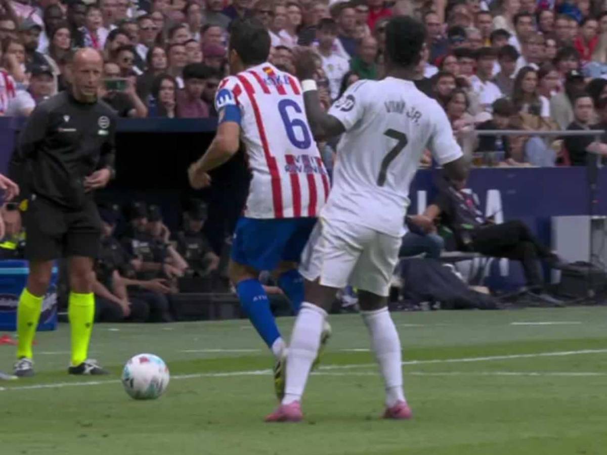 Vinicius con feo gesto, dolor del Real Madrid y llanto de Simeone en triunfo del Atlético