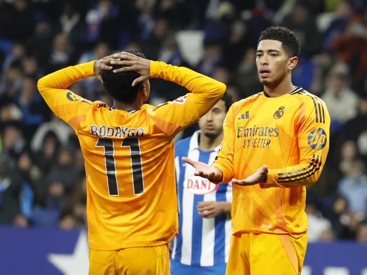 Real Madrid sufre inesperada derrota y con polémica ante Espanyol en la Liga Española