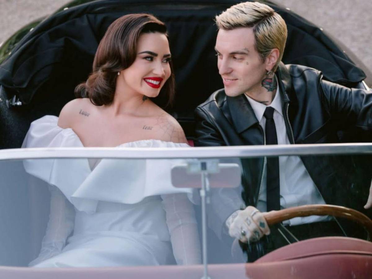 Así fue la romántica boda de Demi Lovato y Jordan Lutes