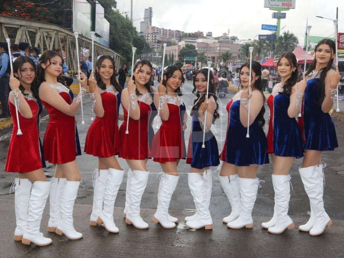 Derroche de belleza en los desfiles 2025 en Honduras