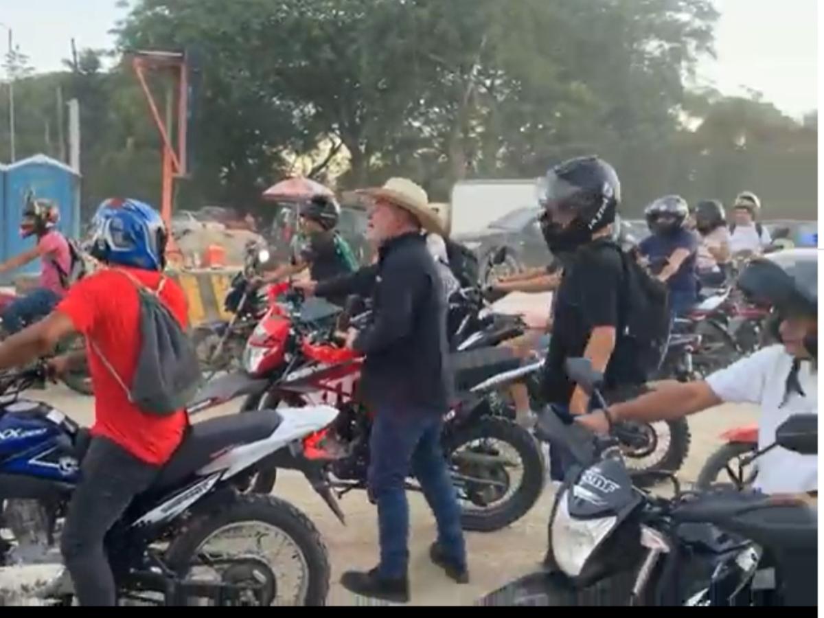 Habilitan el paso en la plancha de Cemcol en San Pedro Sula