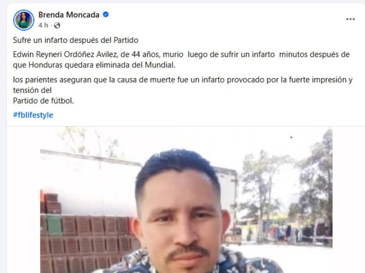 ¿Murió aficionado hondureño de un infarto tras el Costa Rica- Honduras? Esto se sabe