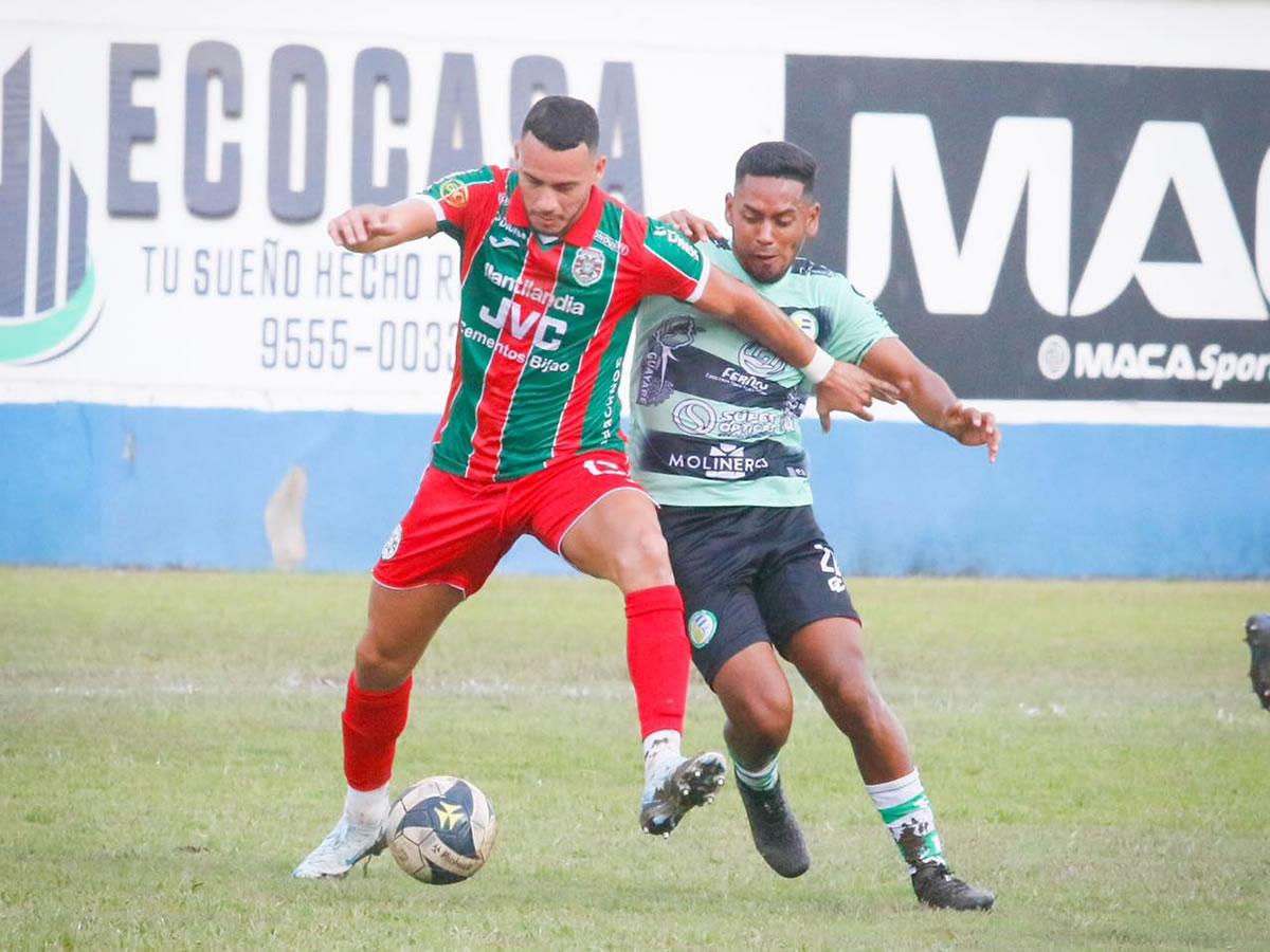 Ángel Tejeda no tuvo incidencia en el partido contra el Juticalpa FC.