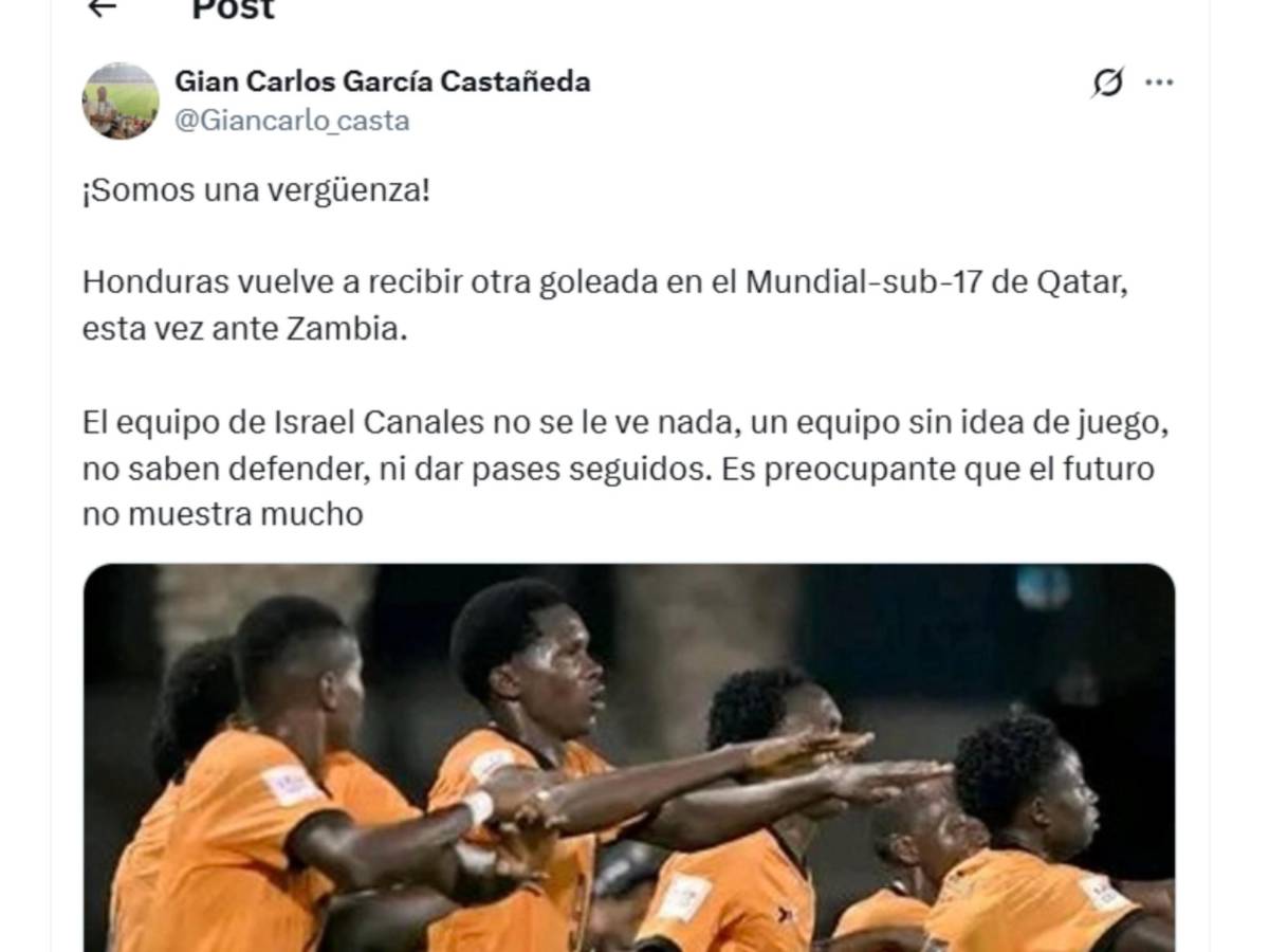 FIFA deja mensaje e indignación en Honduras por el Mundial Sub-17: Solo salvan a uno