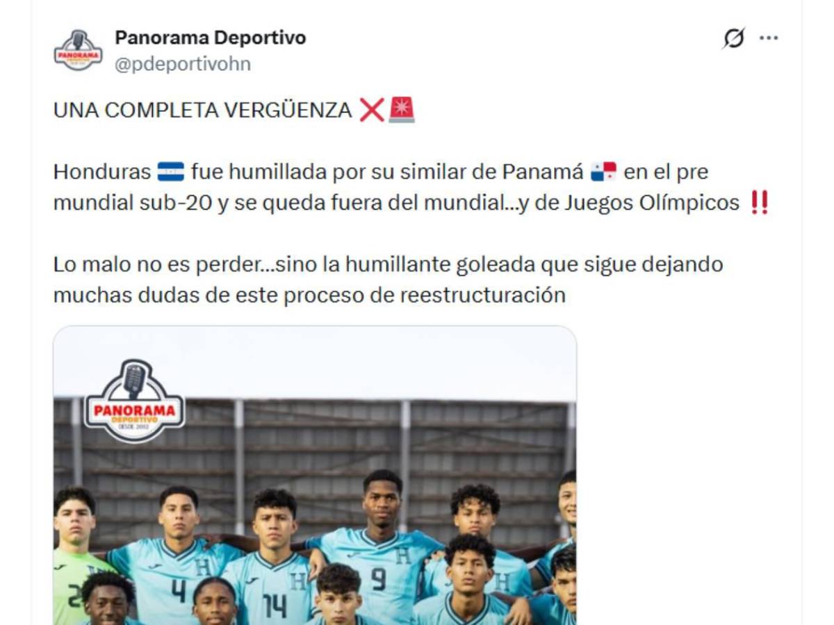 Enfado y dolor por Honduras: señalan a los culpables y Panamá se burla