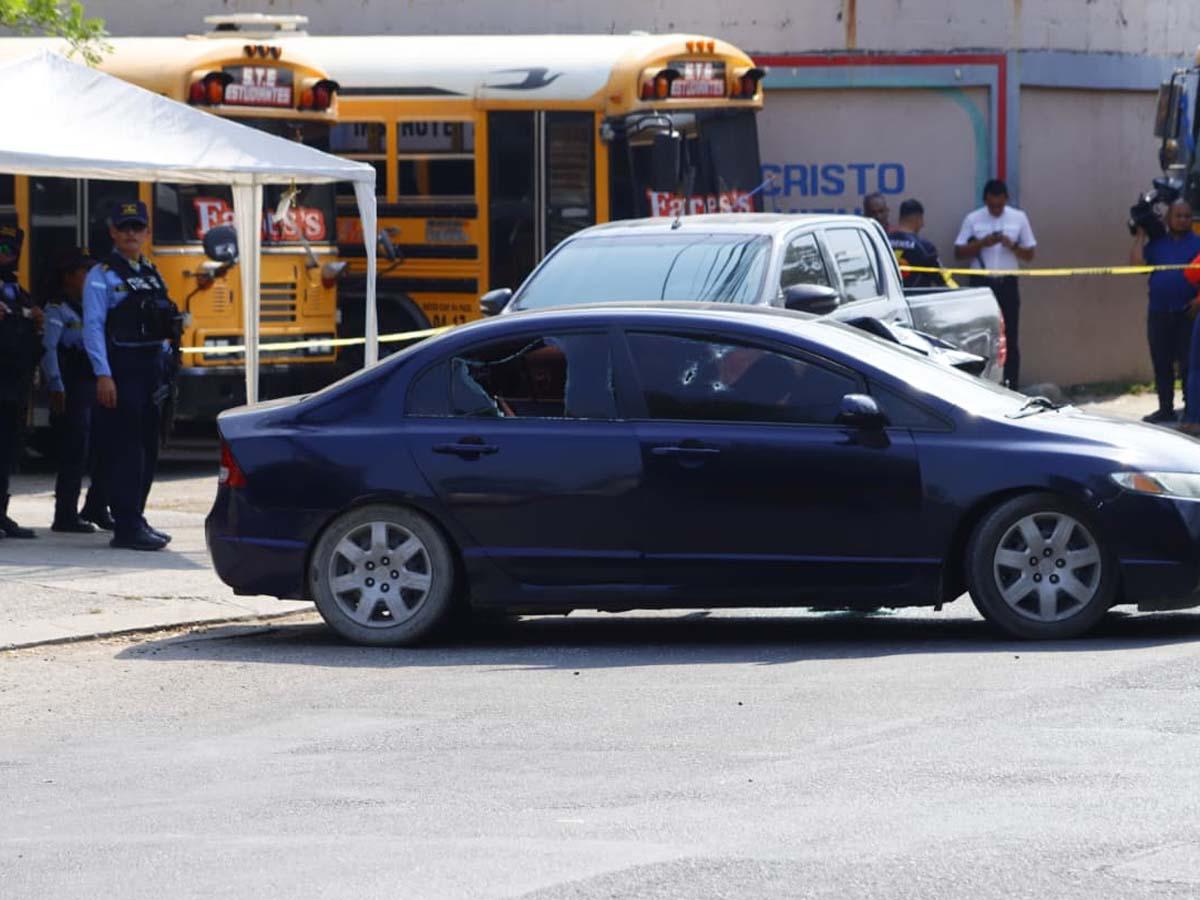 Madre e hijo son las personas acribilladas frente al JTR de San Pedro Sula