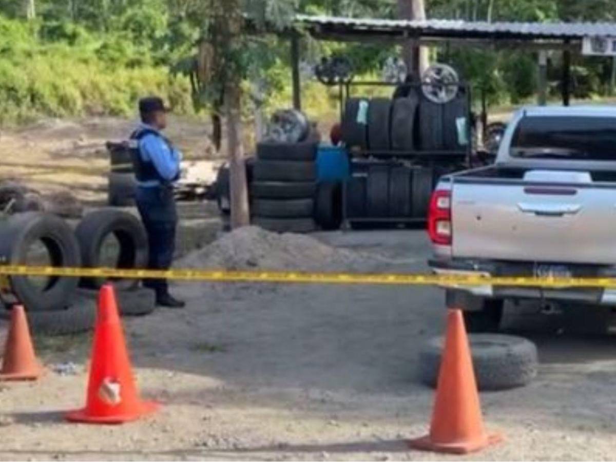 Así fueron asesinados ganadero y su hija en una llantera de Jutiapa