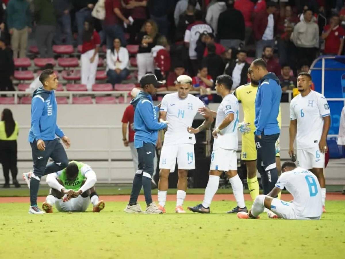 Honduras, afuera del Mundial: decepción, llanto de Rueda y bronca en Costa Rica
