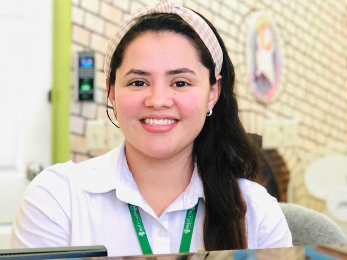 “Con Lovable los clientes no compran cualquier producto, sino que están comprando calidad”, afirma Dulce María Mejía, quien distribuye productos Lovable en La Entrada, Copán.