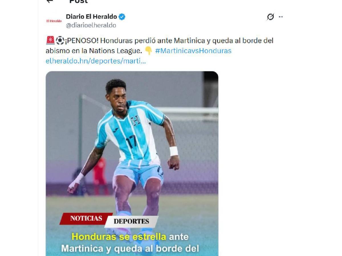 Indignación y asombro por ridículo de Honduras: Señalan a dos culpables