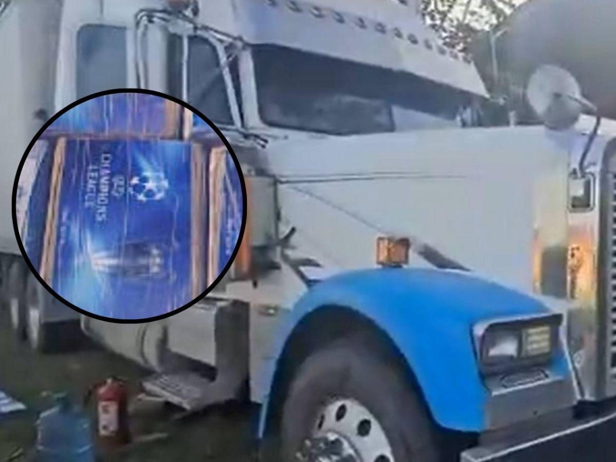 Capturan a hondureños por transportar droga con escudo de la UEFA Champions League
