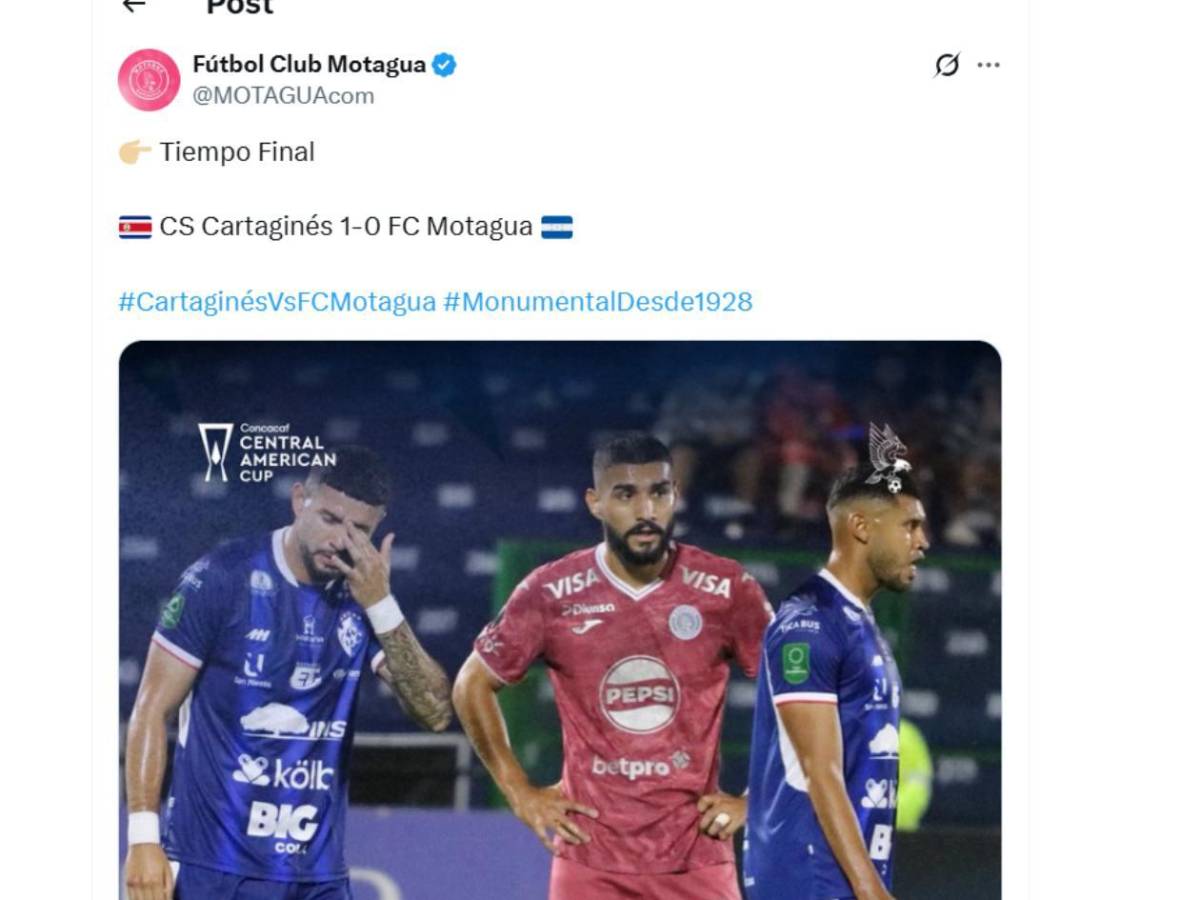 ¿Robo? Enfado e indignación por culpa del Motagua; señalan a dos culpables