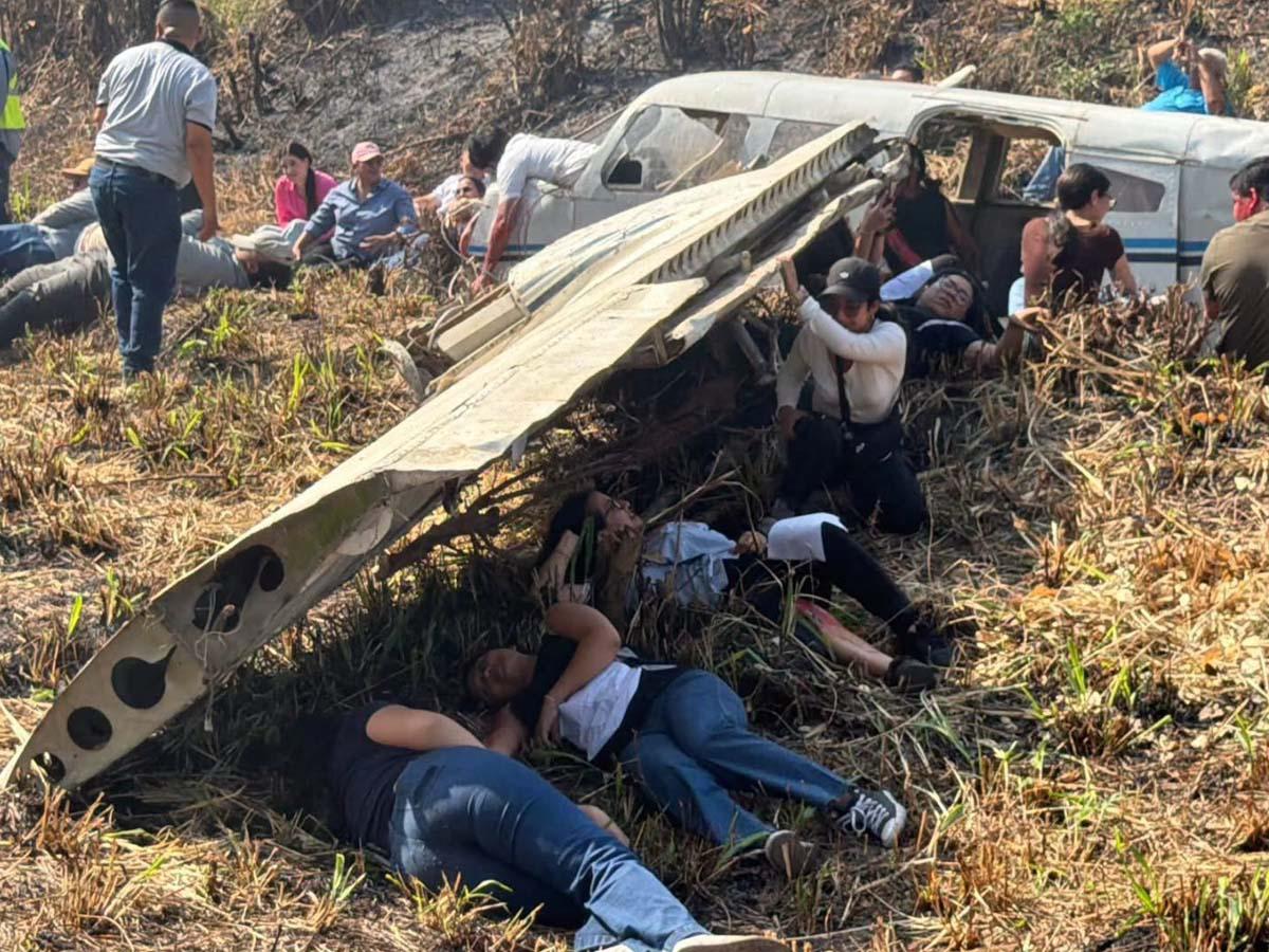 ¡Fue un simulacro a escala real! Accidente aéreo en el aeropuerto de San Pedro Sula