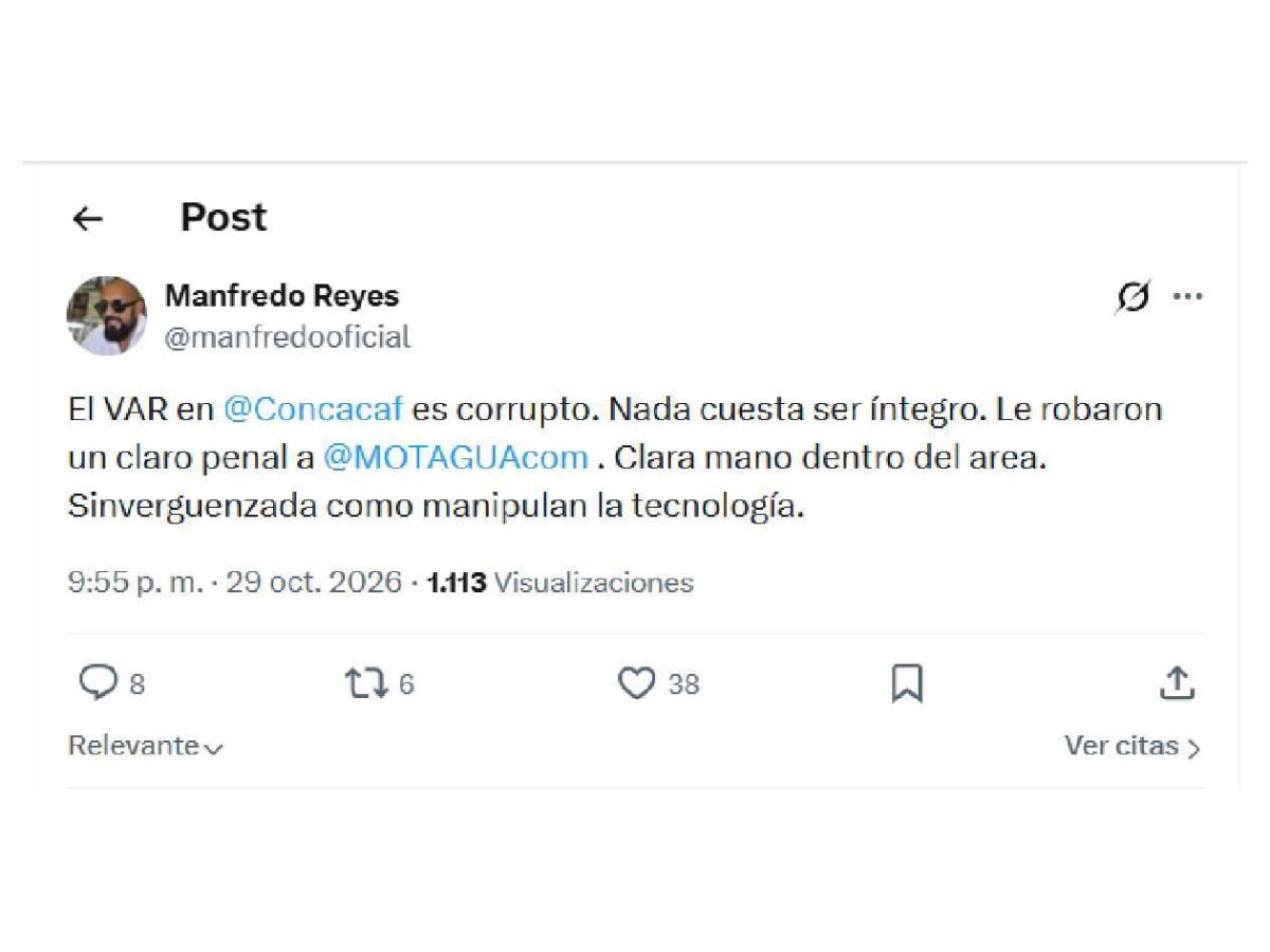 Indignación tras el Alajuelense - Motagua y Concacaf reacciona: Qué asco