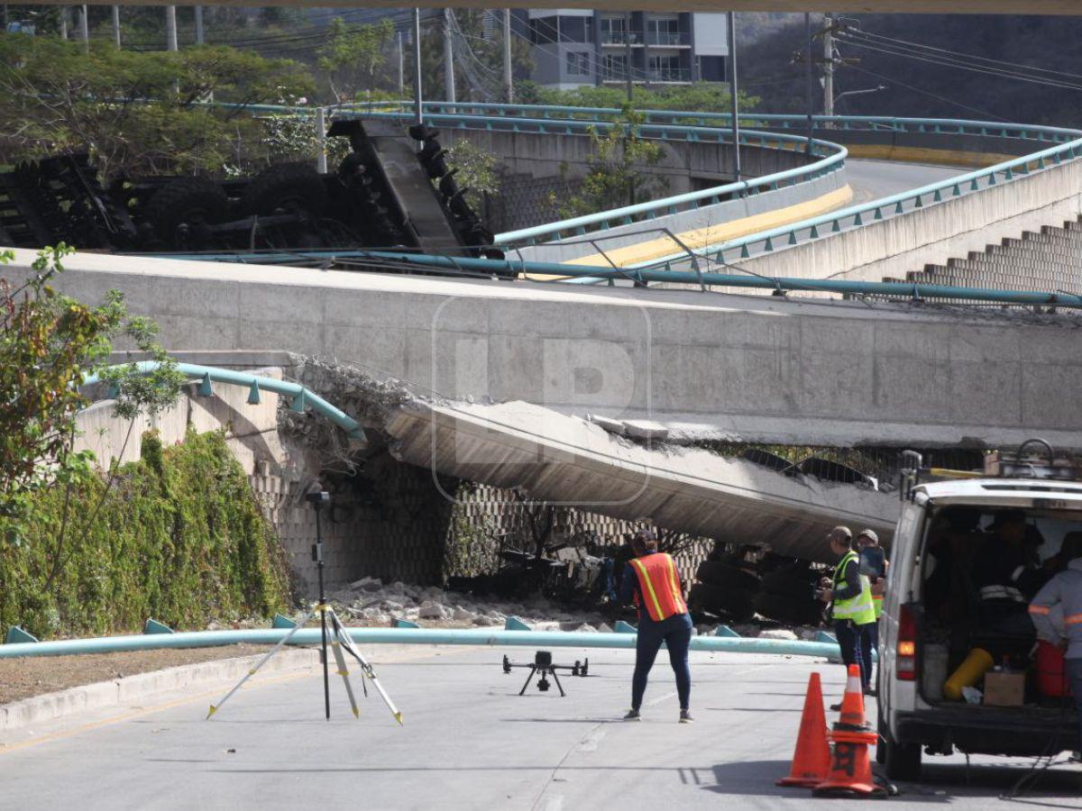 Un dragón o sismo, posibles causantes de caída de puente en Honduras