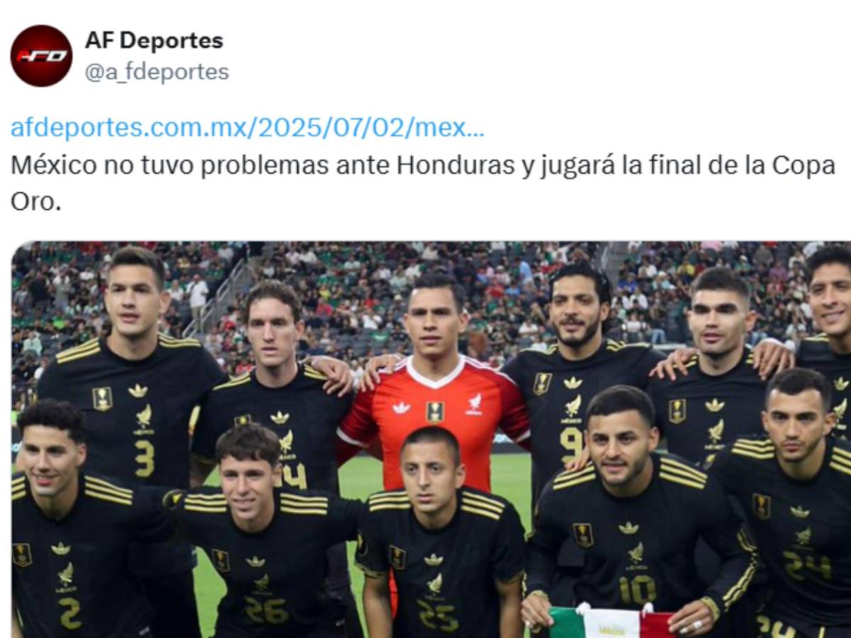 México- Honduras: Faitelson con ácido comentario y famoso europeo sorprendido