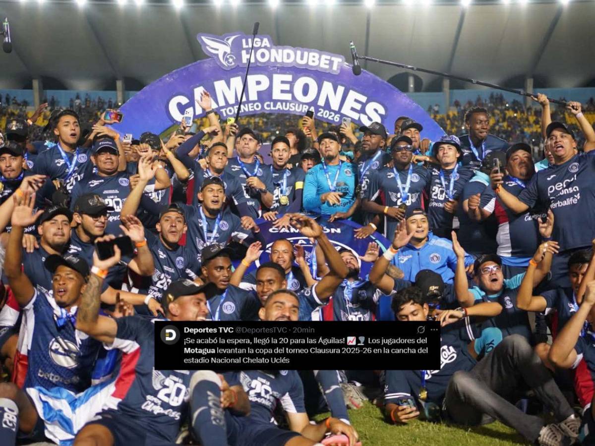 Prensa elogia a Motagua tras conquistar la Copa 20: “El fútbol fue justo”