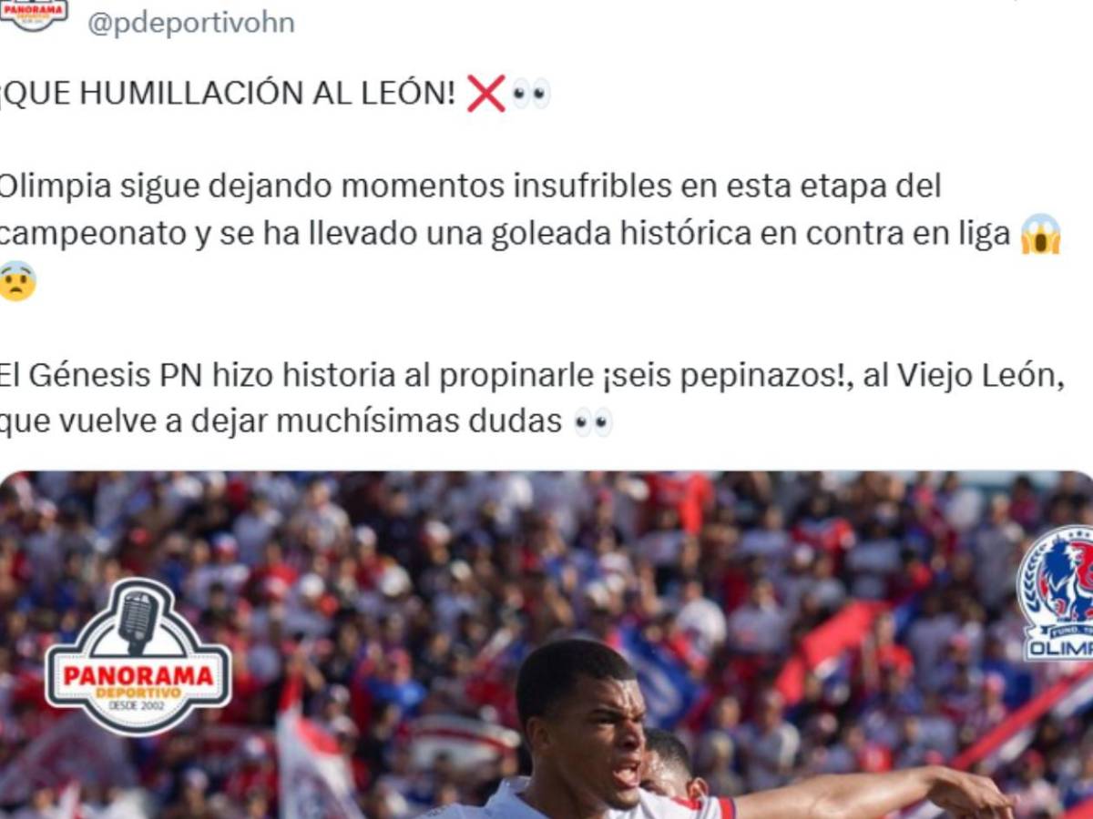 Indignación, sorpresa y señalan al culpable tras vapuleada histórica al Olimpia