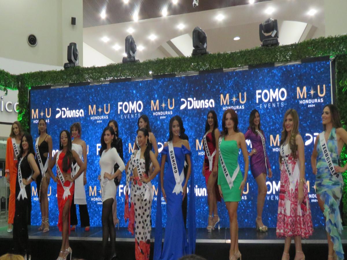 Miss Honduras Universe 2024: derroche de belleza en presentación oficial de candidatas en Diunsa