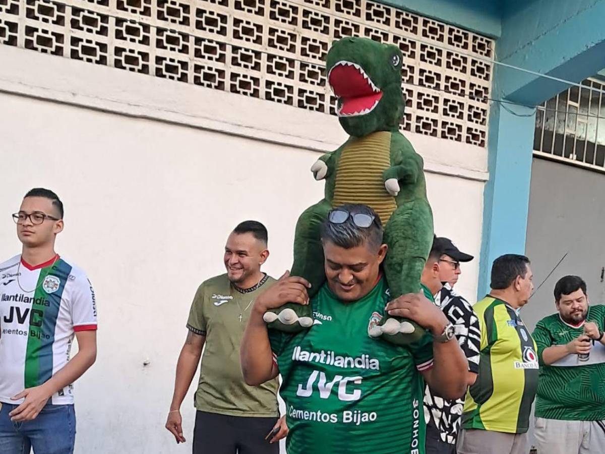 Ambientazo en la final: así se vivió la previa del Marathón vs Motagua